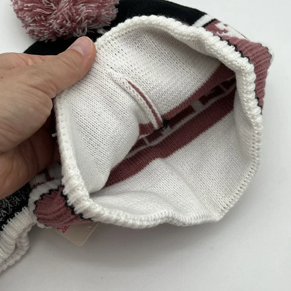 2‎ VICTORIA'S SECRET PINK FASHION SHOW BEANIE POM POM HATS PINK NATION